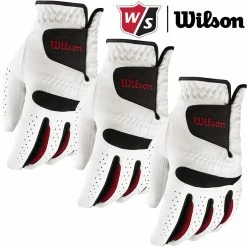 Wilson Golf Wilson Staff Golf Feel Plus Mens Golf Glove Left Hand Pack Of 3