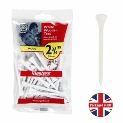 Masters Wood Tees 2 3/4 White 20 Pack