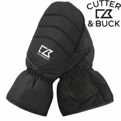 Cutter & Buck Golf Fleece Lined Grip Thumb Mittens Water Resistant Golf Winter Mitts