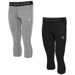 Gold's Gym Womens Perfected Fit Advance 3/4 Performance Tights Workout Leggings