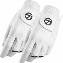 TaylorMade Mens HyperTec Stratus Tech Golf Gloves Pack Of 2