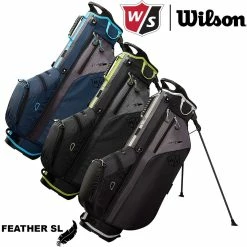 Wilson Golf Wilson Staff Golf WS Feather Stand Bag Mens Carry Bag 4 Way Divider