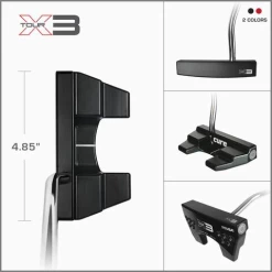 Cure Putters Cure Tour X3 Red Offset Putter