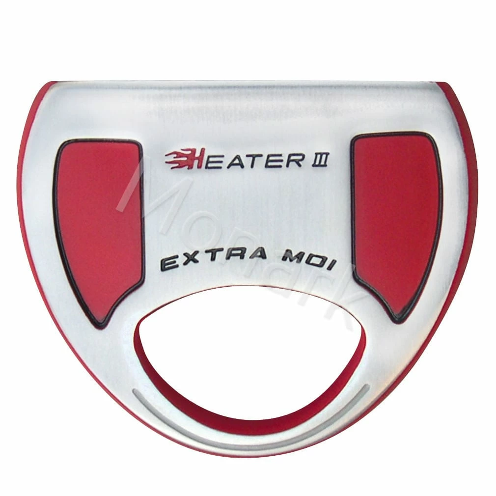 Custom-Built Heater III Extra MOI Mallet Putter - Red - Image 2