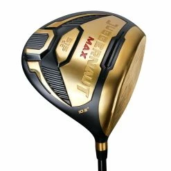 Power Play Golf Custom-Built Juggernaut MAX Gold Titanium Driver