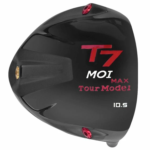 Custom-Built T7 Max MOI Black Triangular Titanium Driver