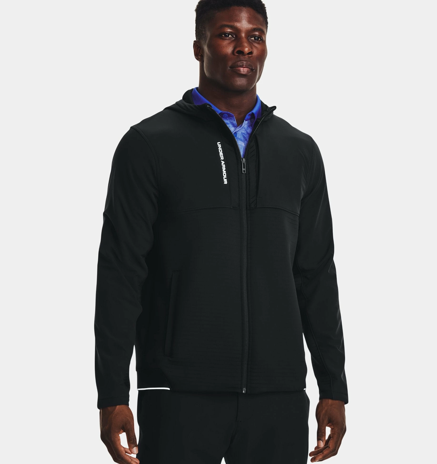 Fairway Golf UK Men's UA Storm Daytona Full-Zip Hooded- Black