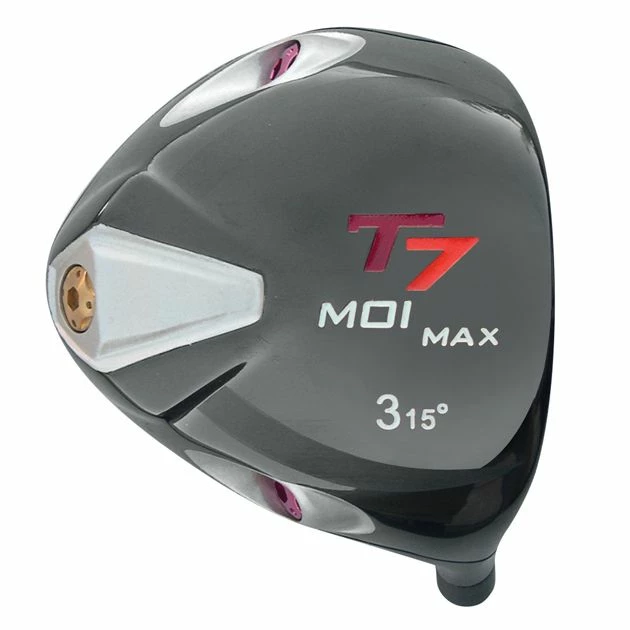Custom-Built T7 Max MOI Black Triangular Fairway Wood
