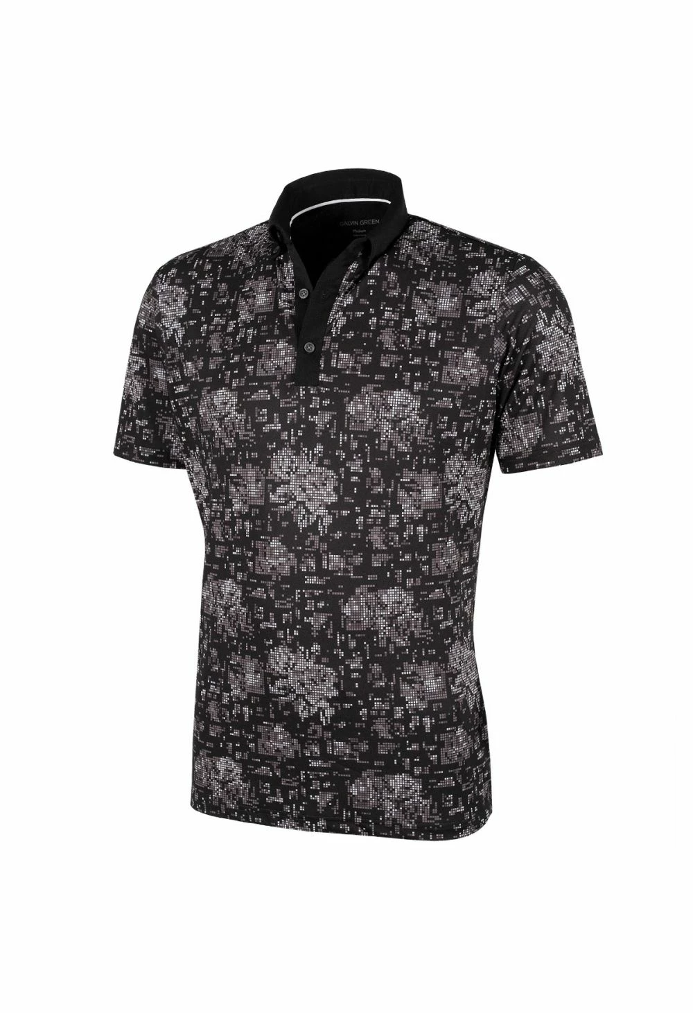 Fairway Golf UK Galvin Green Maddox Ventil8 Plus Golf Shirt - Black/Sharkskin