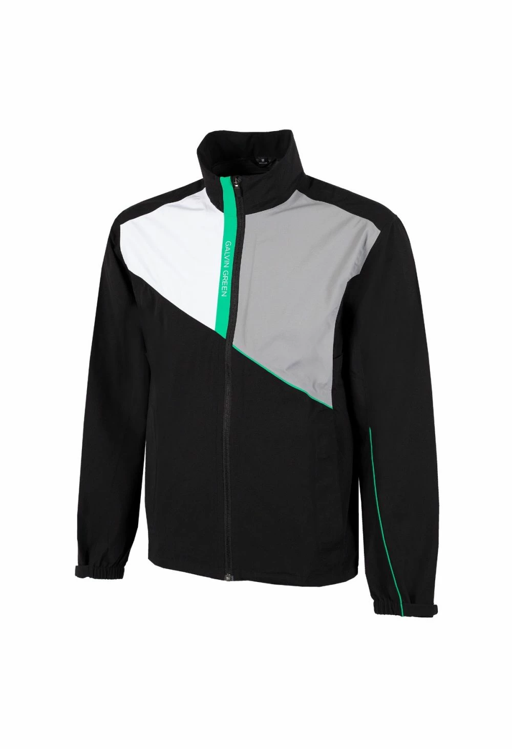 Fairway Golf UK Galvin Green Apollo Paclite Waterproof Golf Jacket - Black/White/Sharkskin