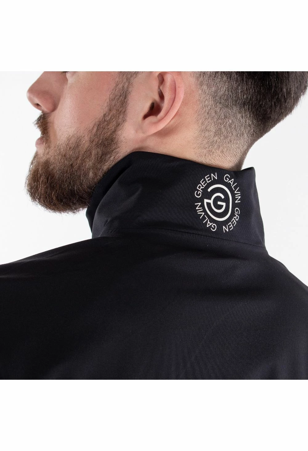 Fairway Golf UK Galvin Green Apollo Paclite Waterproof Golf Jacket - Black/White/Sharkskin - Image 5