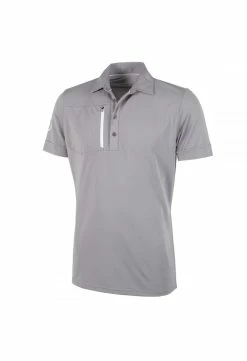 Fairway Golf UK Galvin Green Morton V8+ Golf Shirt - Sharkskin/White