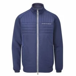 Fairway Golf UK Oscar Jacobson Harrington Padded Golf Jacket- Navy