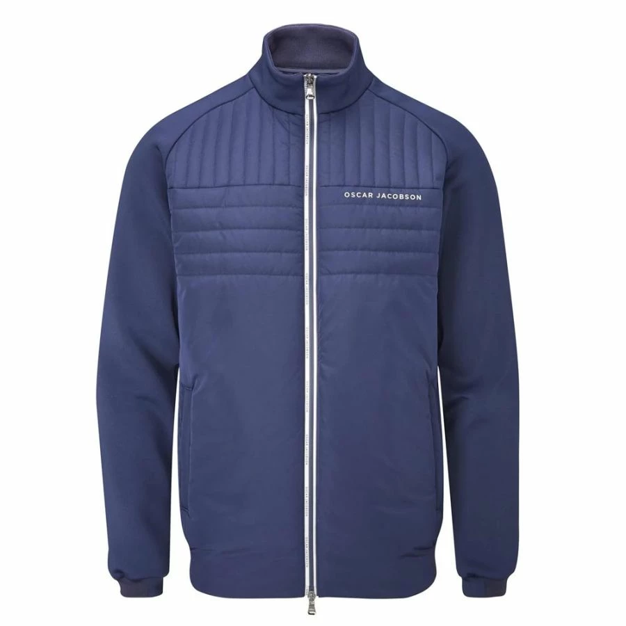Fairway Golf UK Oscar Jacobson Harrington Padded Golf Jacket- Navy