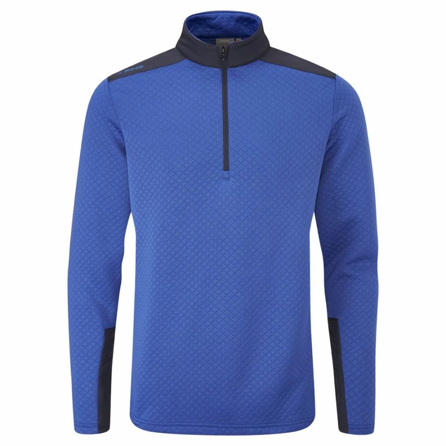 Fairway Golf UK Ping Marshall 1/2 Zip Golf Pullover- North Sea/Navy