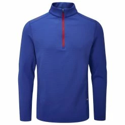 Fairway Golf UK Ping Edwin 1/2 Zip Golf Sweater- Blue Surf