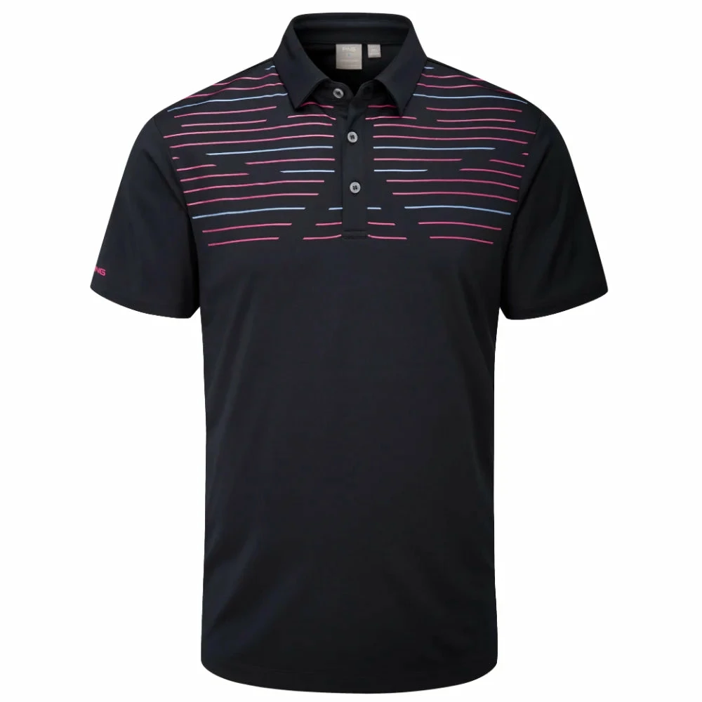 Fairway Golf UK Ping Portman Golf Polo- Navy/Raspberry